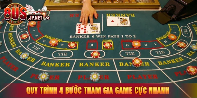 Quy trình 4 bước tham gia game cực nhanh 